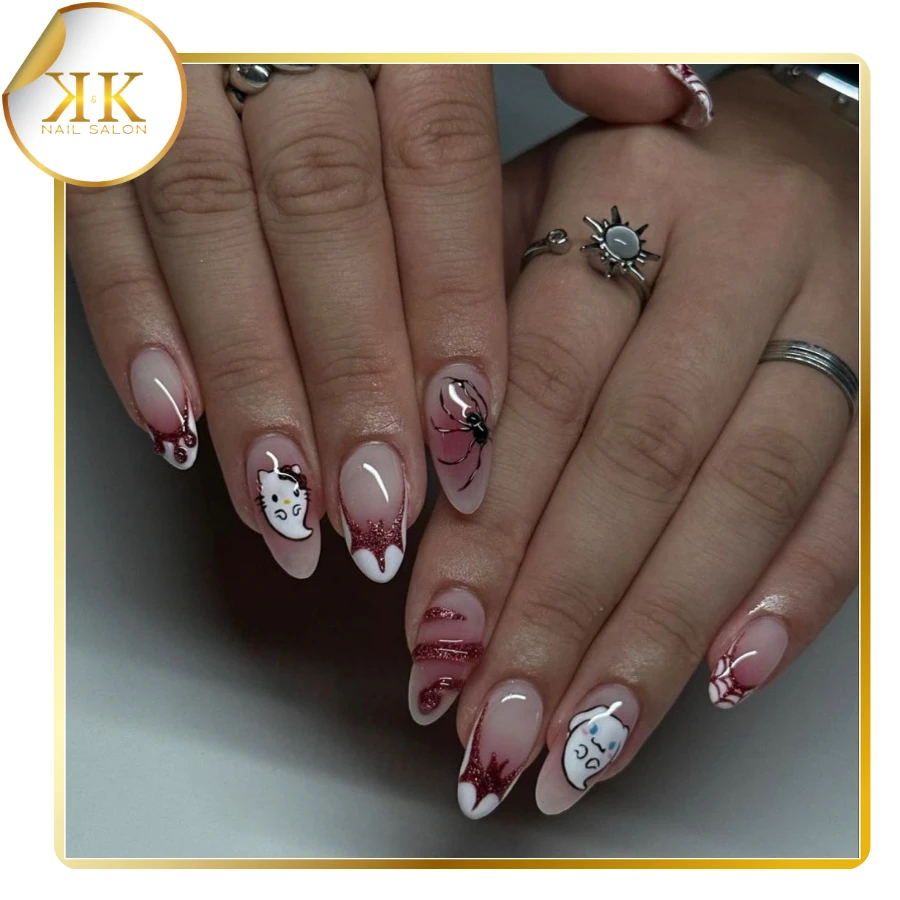 Ladies nails art